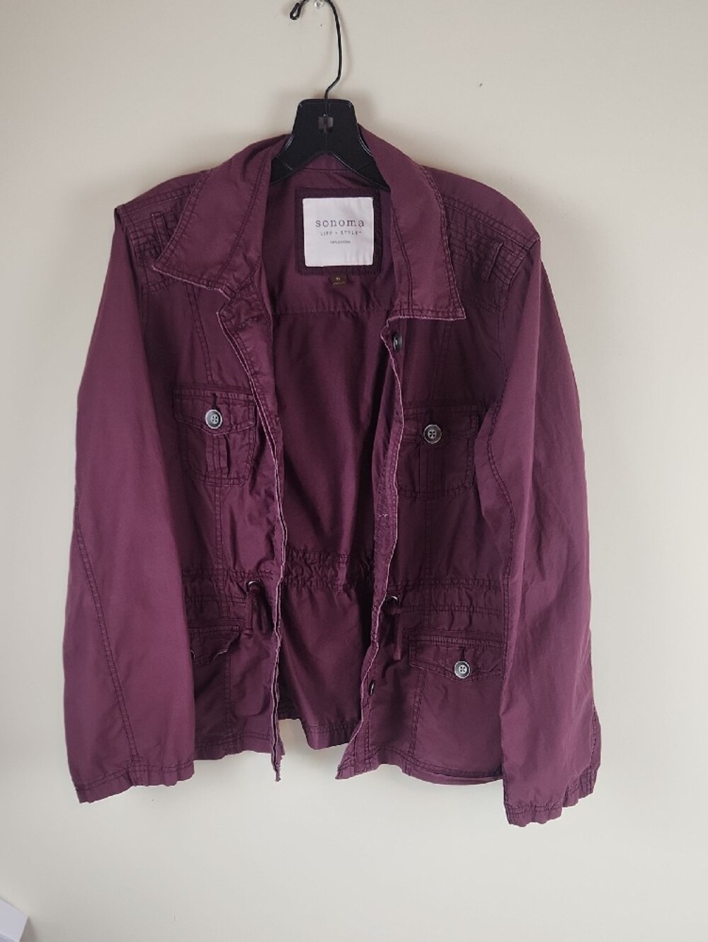 Sonoma Women's Utility Jacket - Plum Wine XL